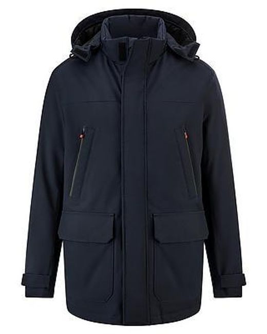 Peter Hahn Functionele Parka Van in het Blue voor heren