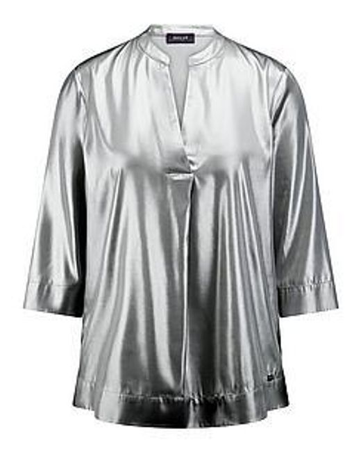 Basler Gray Stehkragen-Bluse, Gr. S