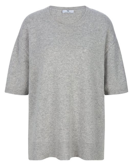 Peter Hahn Gray Rundhals-Pullover