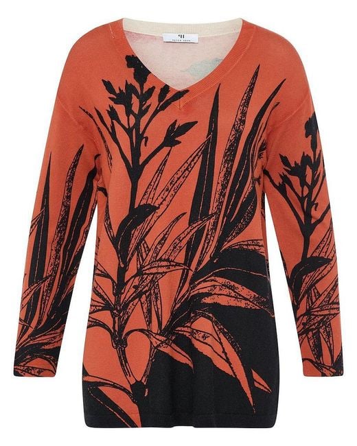 Peter Hahn Red V-Pullover