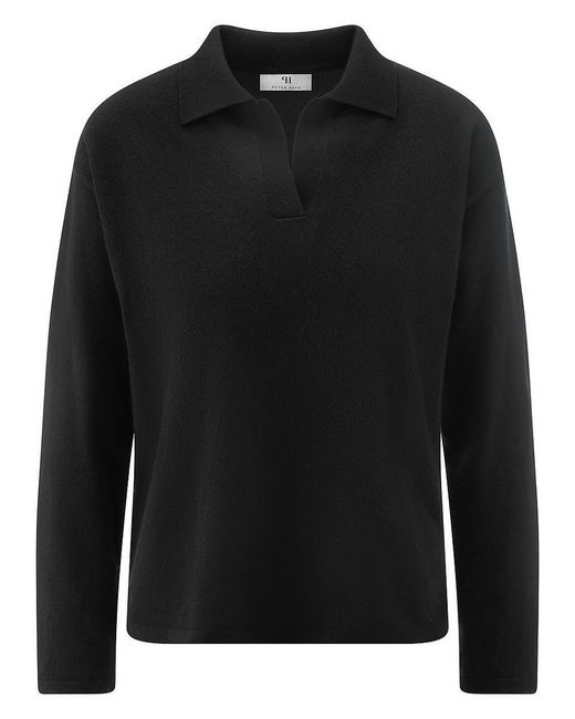 Peter Hahn Black Polo-Pullover