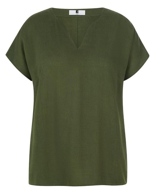Anna Aura Green Bluse