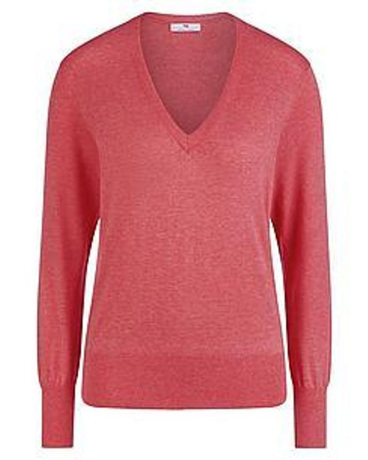 Peter Hahn Pink V-Pullover