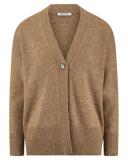 Peter Hahn Brown Strickjacke