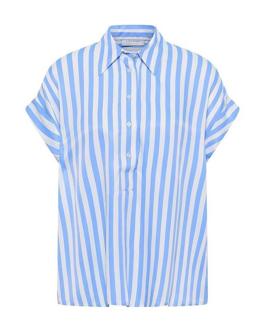 Eterna Blue Bluse, Gr. S