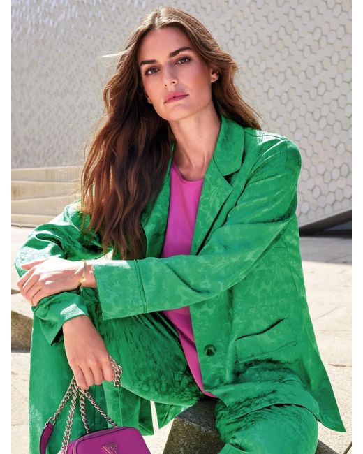 Emilia Lay Green Blazer, , gr. 40, viskose