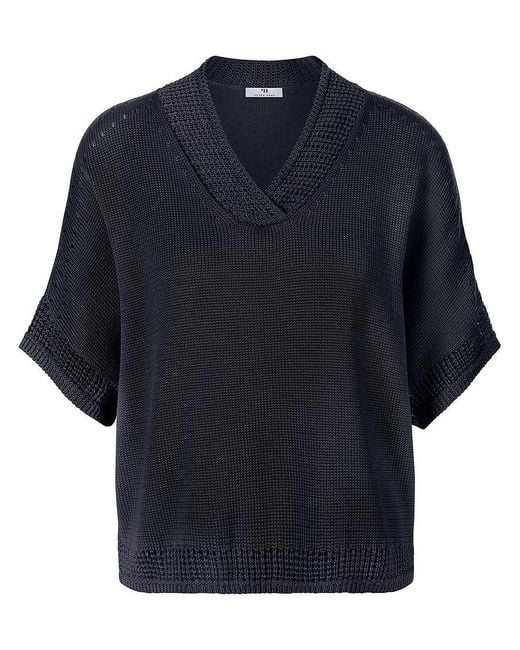 Peter Hahn Blue V-Pullover, Gr. S