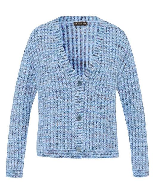Inkadoro Blue Strickjacke