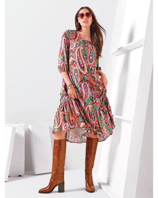 Emilia Lay Red Kleid 3/4-Arm