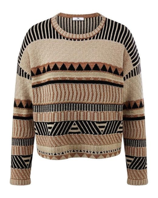 Peter Hahn Gray Rundhals-Pullover