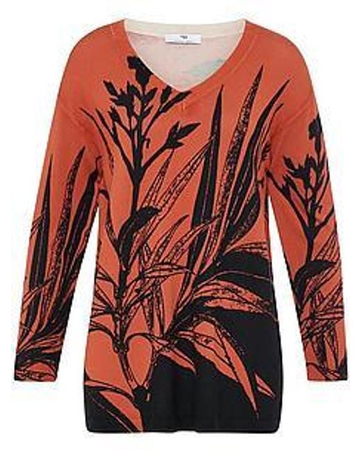 Peter Hahn Red V-Pullover