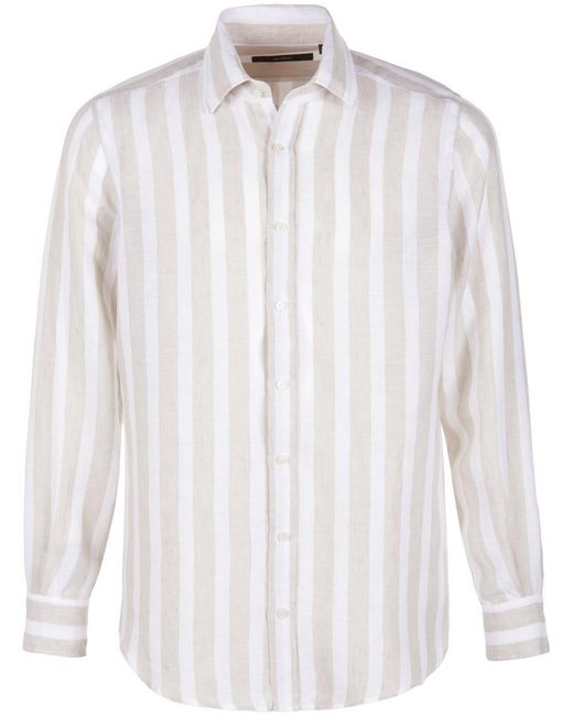 La chemise lin taille 41 Windsor. pour homme en coloris Blanc | Lyst