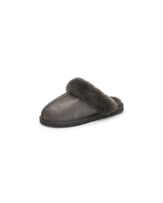 Shepherd Black Lammfell-Pantolette Jessica, Gr