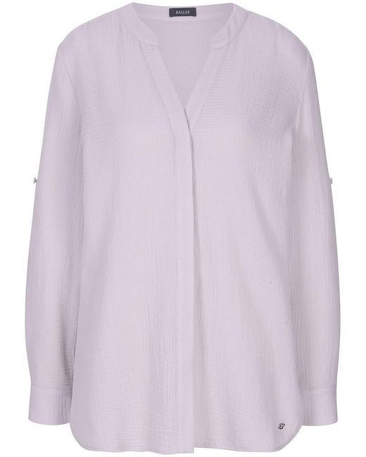 Basler Purple Long-Bluse, Gr. S