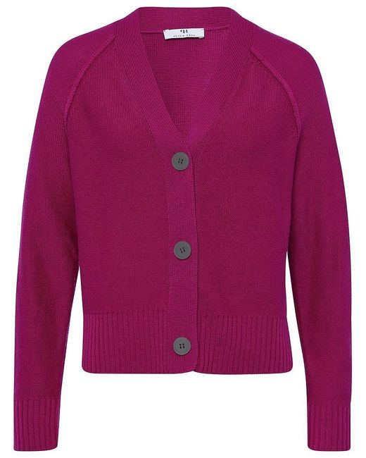 Peter Hahn Purple Strickjacke