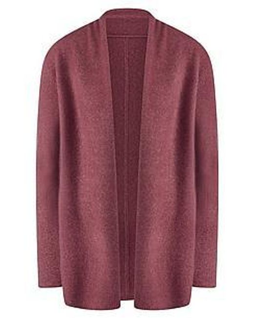 include Purple Long-Strickjacke Aus Kaschmir