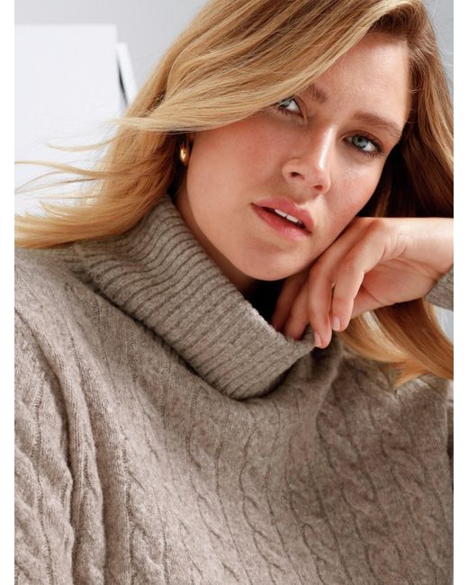 Anna Aura Natural Rollkragen-Pullover
