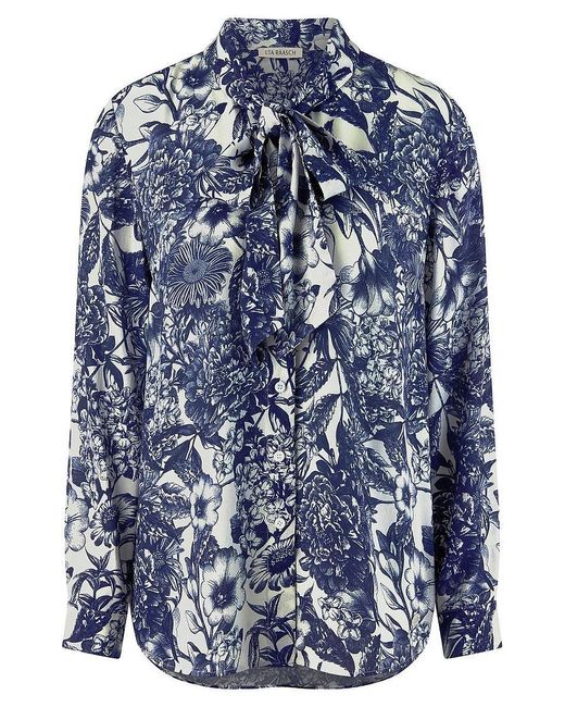 Uta Raasch Lange Blouse Van in het Blue