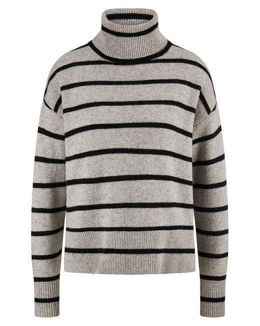 Peter Hahn Gray Rollkragen-pullover