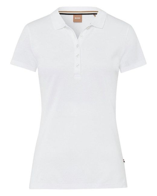 Boss White Polo-shirt epola
