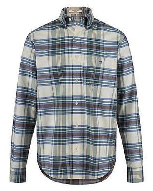 Gant Overhemd Regular Fit Van in het Blue voor heren