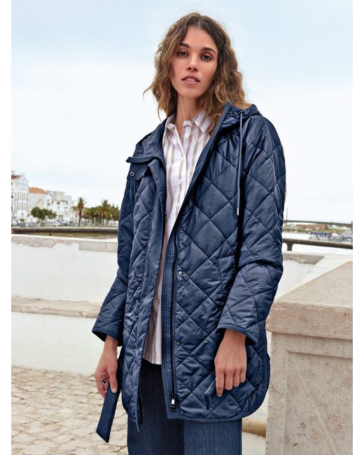 Peter Hahn Blue Long-Steppjacke, Gr. S