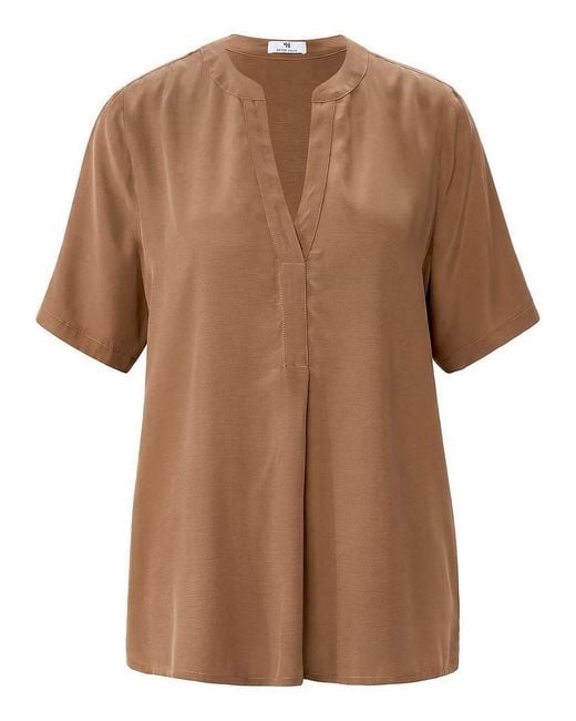 Peter Hahn Brown Bluse