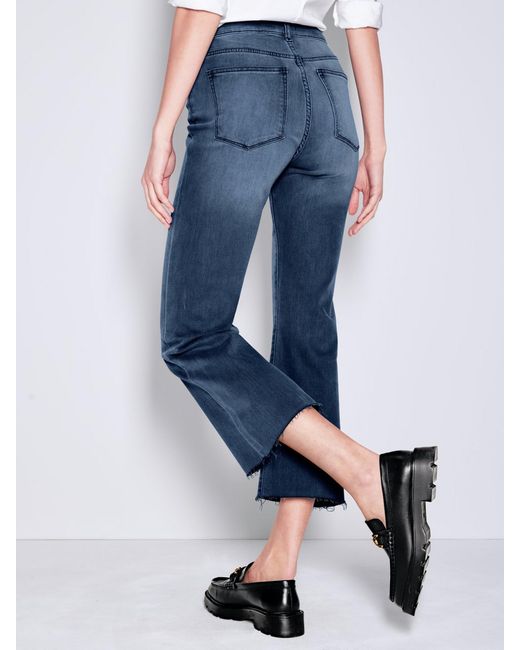 DL1961 Blue 7/8-Jeans Bridget Boot High Rise