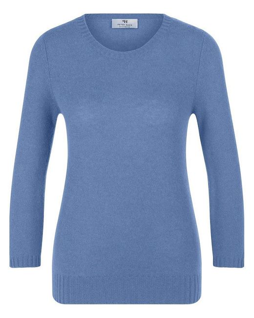 Peter Hahn Blue Rundhals-pullover aus 100% premium-kaschmir, , gr. 36, kaschmir