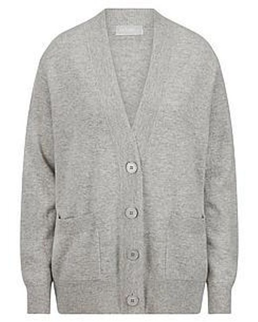 include Gray Strickjacke Aus 100% Kaschmir
