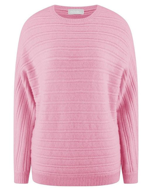 include Pink Rundhals-Pullover Kaschmir