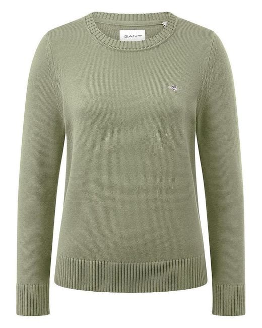 Gant Green Rundhals-Pullover, Gr. S