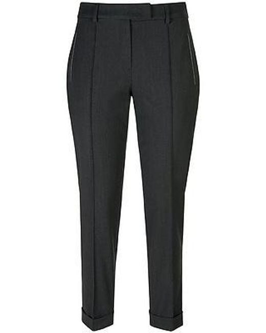 Basler Enkellange Broek Haakjessluiting Van in het Black