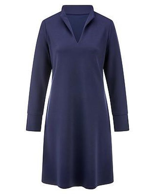 Peter Hahn Jersey Jurk Van in het Blue