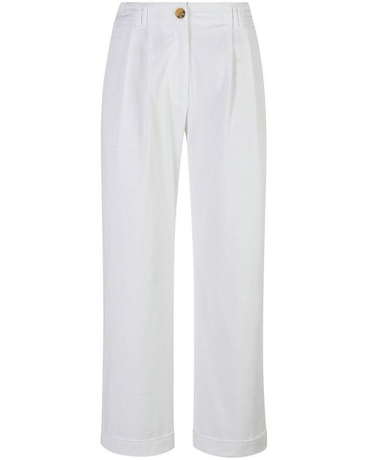 DAY.LIKE White Wide fit-7/8-hose, , gr. 18, baumwolle