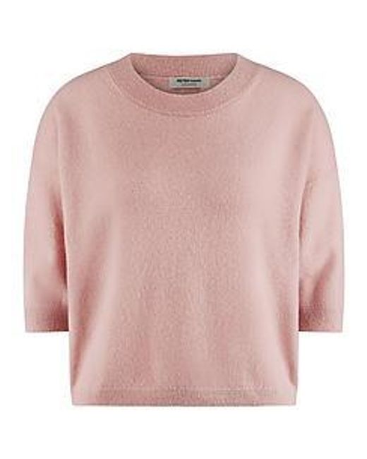 Peter Hahn Pink Rundhals-Pullover Aus 100% Kaschmir