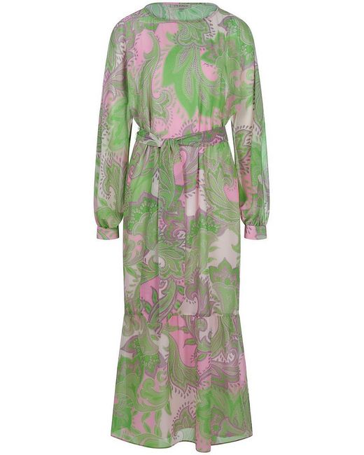 Uta Raasch Green Kleid U-Boot-Ausschnitt