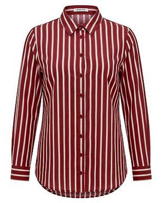 Peter Hahn Lange Blouse Van in het Red
