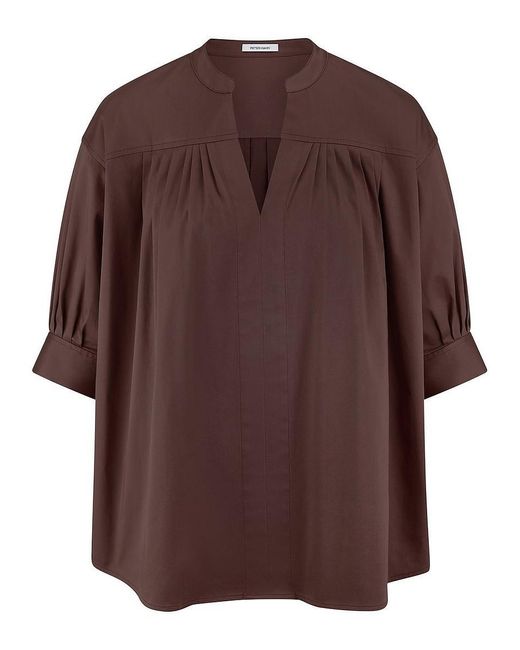 Peter Hahn Brown Bluse