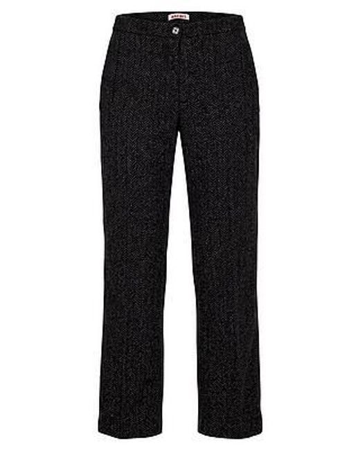 Peter Hahn Jersey Broek Van in het Black