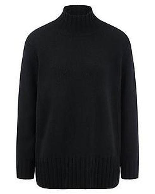 Peter Hahn Black Long-Pullover, Gr. S