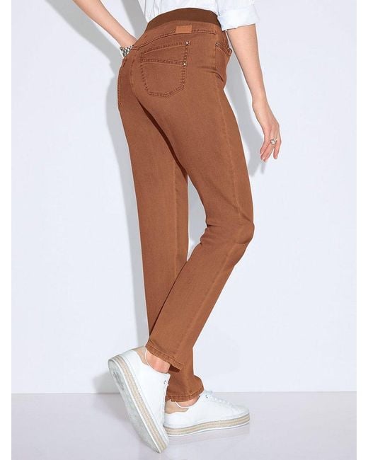 RAPHAELA by BRAX Brown Comfort plus-jeans modell carina, , gr. 38, baumwolle