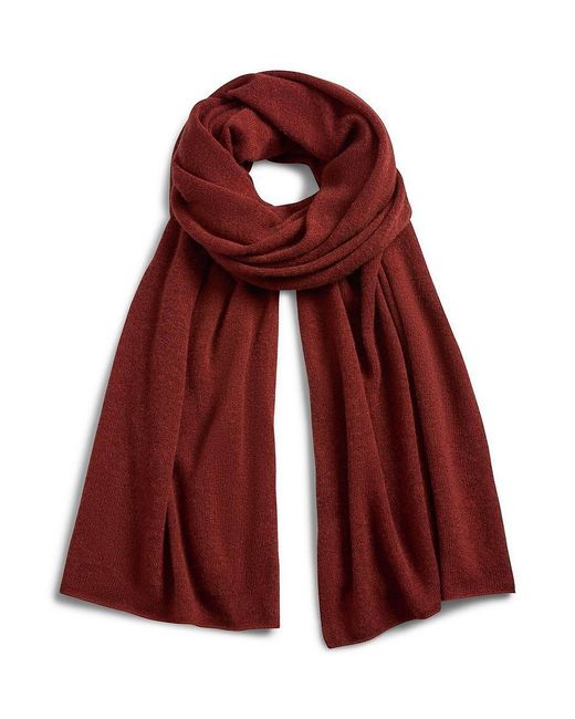 Peter Hahn Red Schal Aus 100% Kaschmir