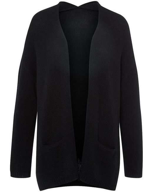 include Black Strickjacke Aus 100% Kaschmir, Gr. S