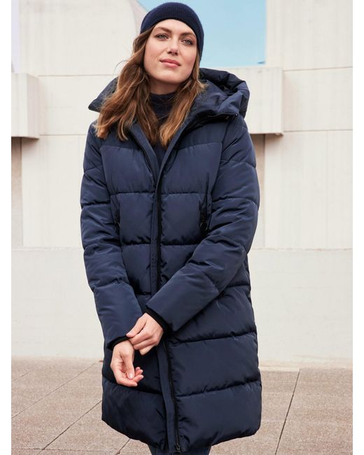 Emilia Lay Blue Steppmantel, Gr. L