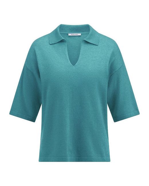 Peter Hahn Blue Polo-Pullover