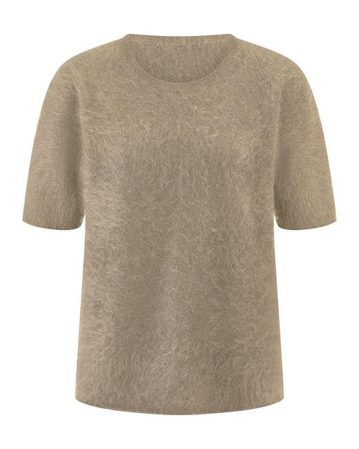 Peter Hahn Natural Rundhals-Pullover Aus 100% Kaschmir