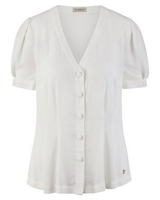Uta Raasch Blouse Van in het White