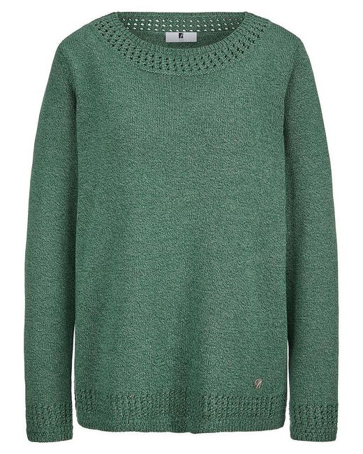 Anna Aura Green Rundhals-Pullover