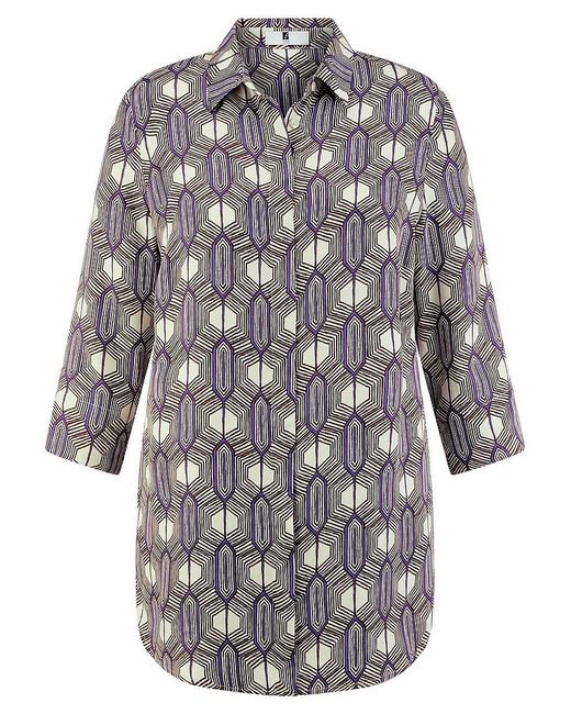 Anna Aura Gray Long-Bluse 3/4-Arm